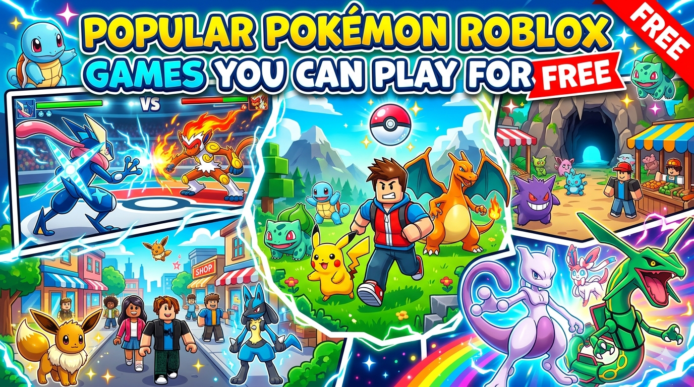 pokemon roblox games