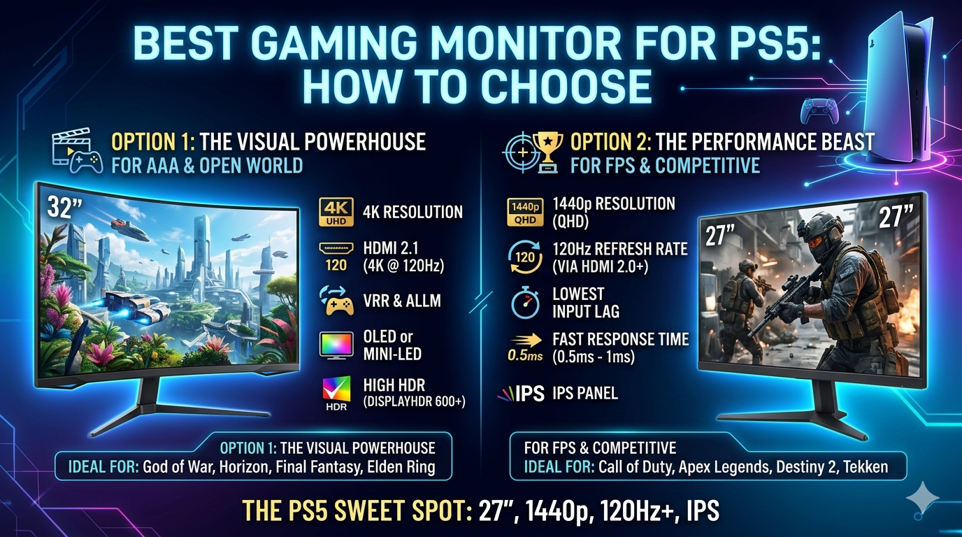 best gaming monitor for ps5