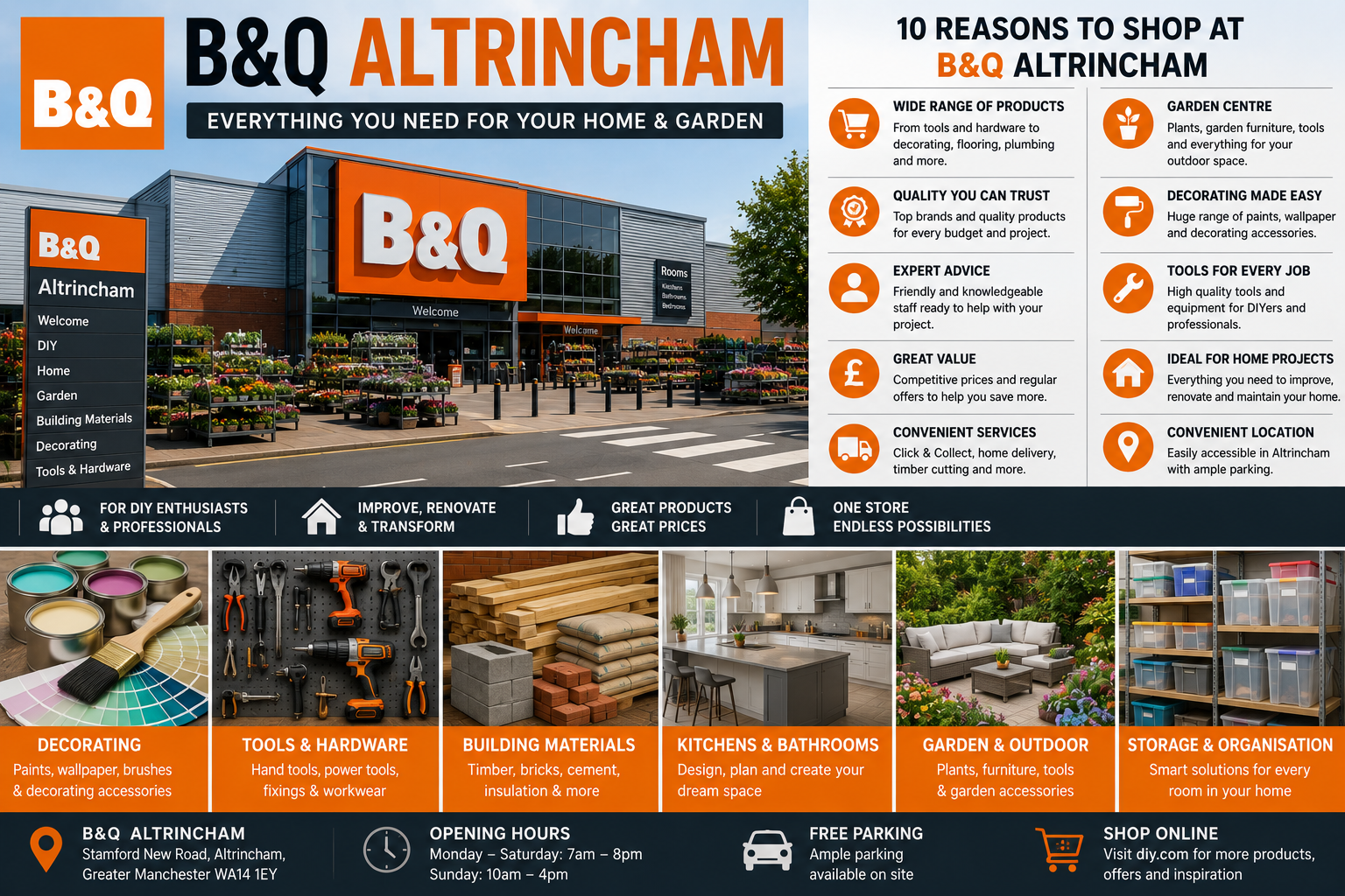 B&Q Altrincham: 10 Reasons It’s a Top Destination for Home Improvement